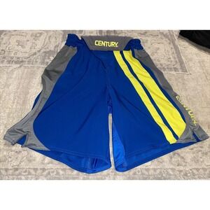 Century MONGOOSE Men's Size 28 MMA Cage Ju Jitsu Shorts Blue
